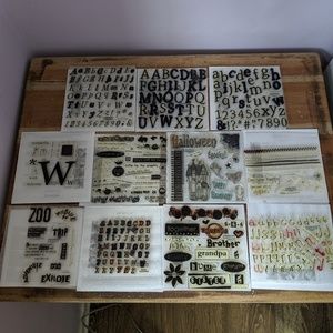 Bundle of Close to my Heart Acrylic Stamp Sers